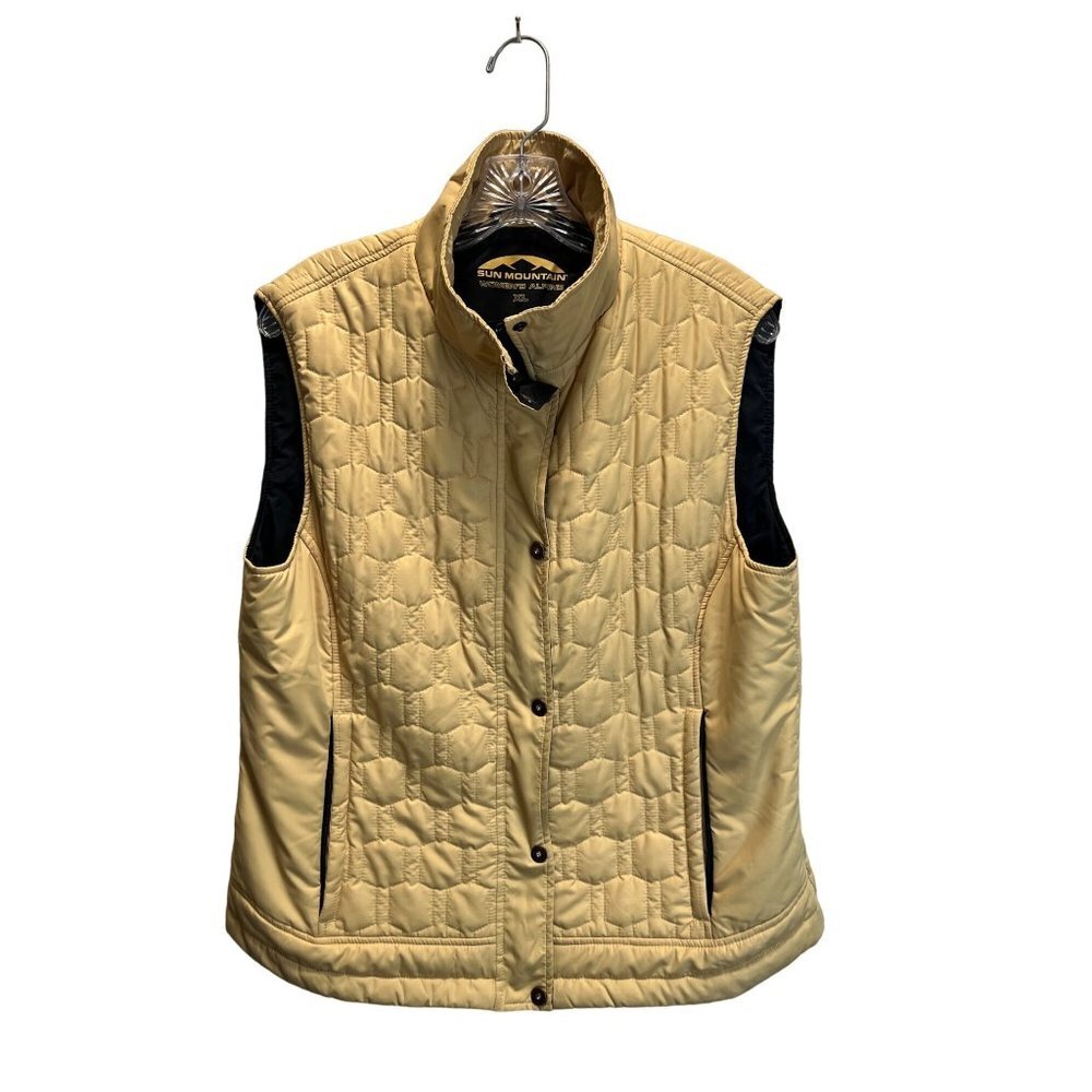 Sun Mountain Full Zip And Button Up Vest Size Xl